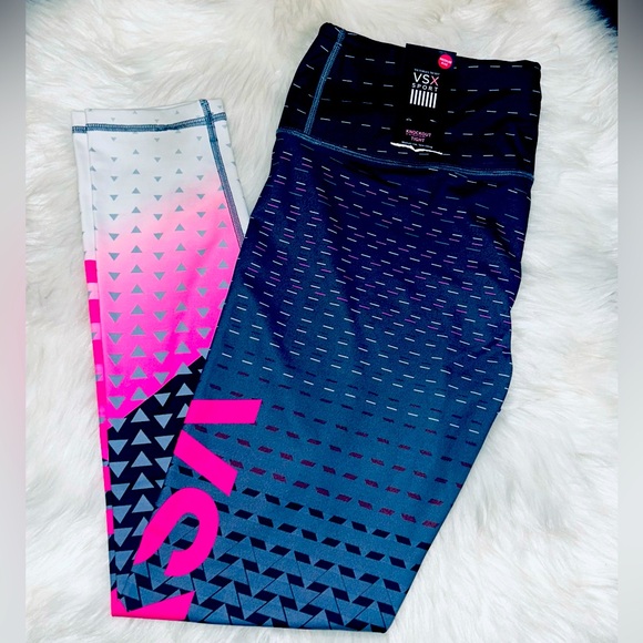 Victoria Secret VSX Knockout Tights Show Off Leggings Bra Limited Edition 2PcSet - Picture 12 of 14